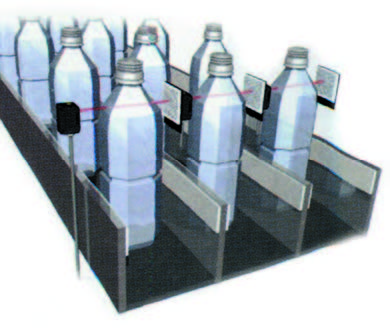 PET瓶计数-透明瓶光电传感器