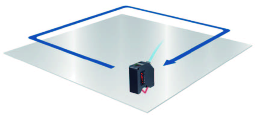 大型玻璃板的高度测量-超高精度位移传感器DSH